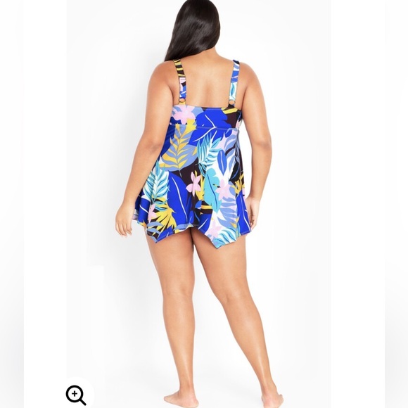 Shark bite Swim Dress - Picture 2 of 3